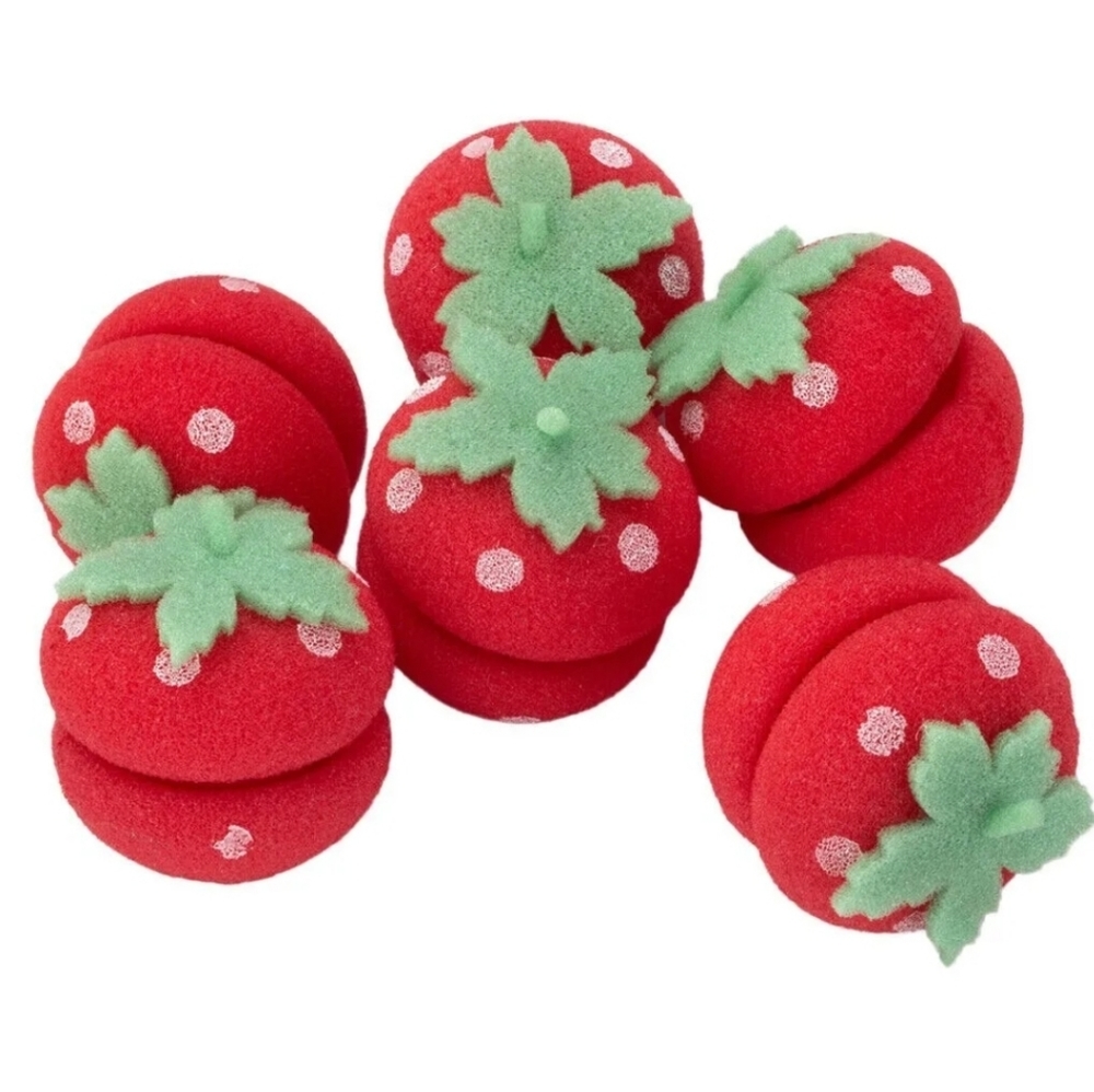 Strawberry Heatless Hair Curler - As Seen on TikTok! - Brand New 6 PCs Set